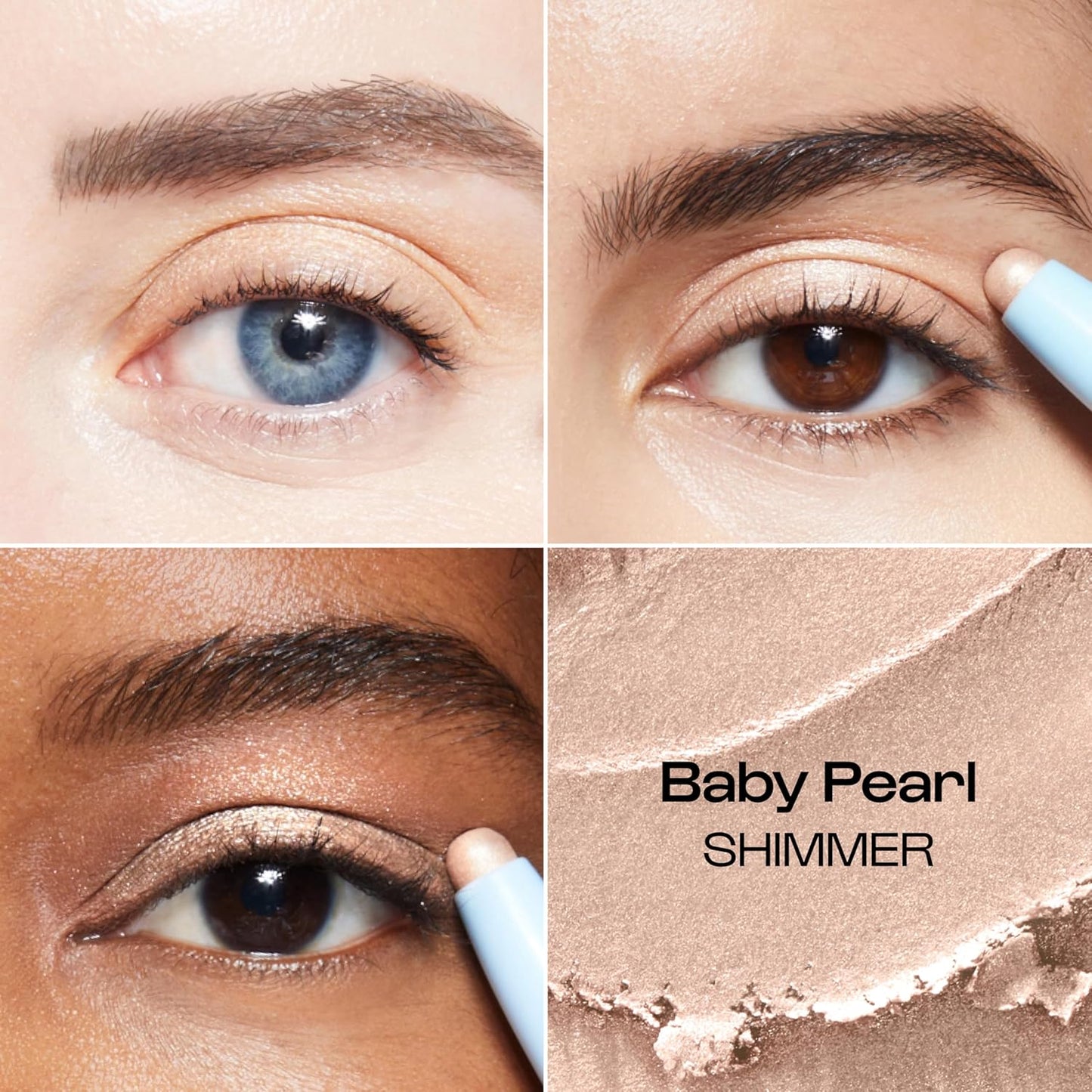 ALLEYOOP 11th Hour Waterproof Cream Eyeshadow Stick - Long-Lasting Shimmer Eye Shadow & Eyeliner | Champagne Color