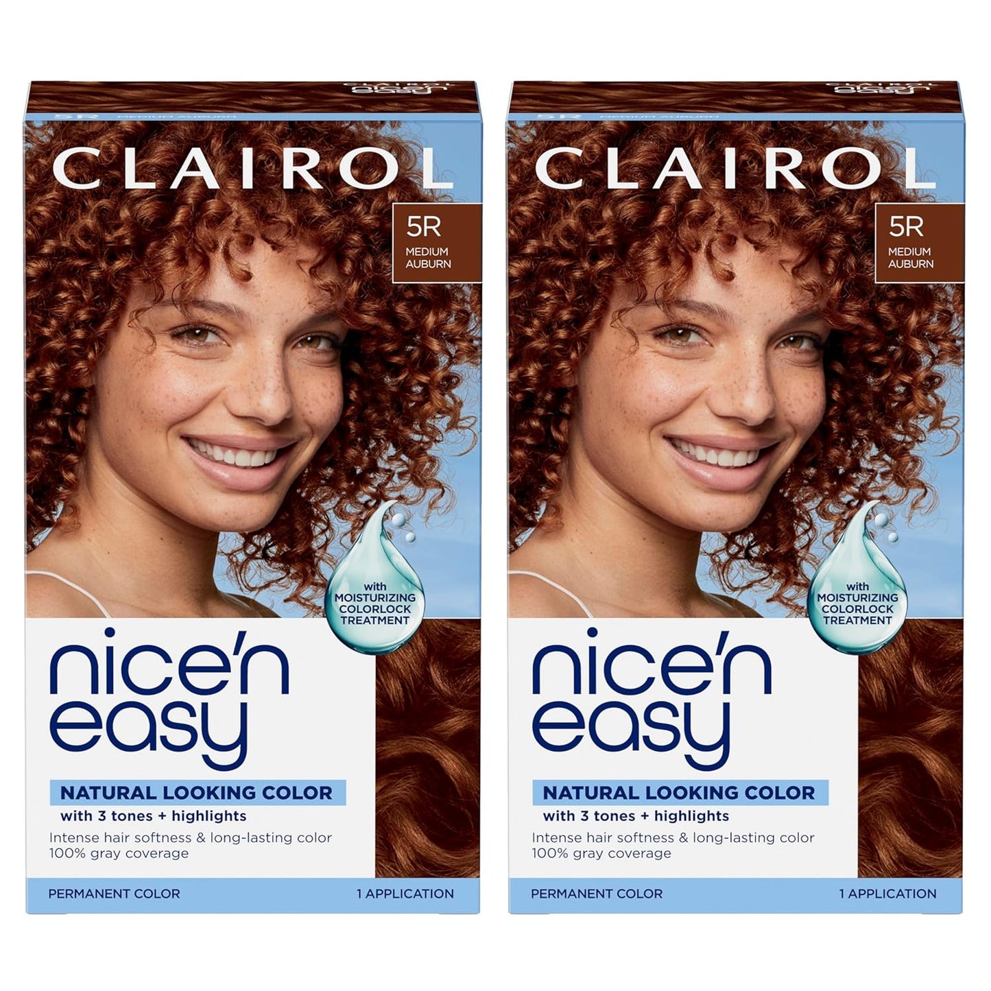 Clairol Nice'n Easy Permanent Hair Dye - Blackest Black | 100% Gray Coverage & Long-Lasting Shine | Single Pack