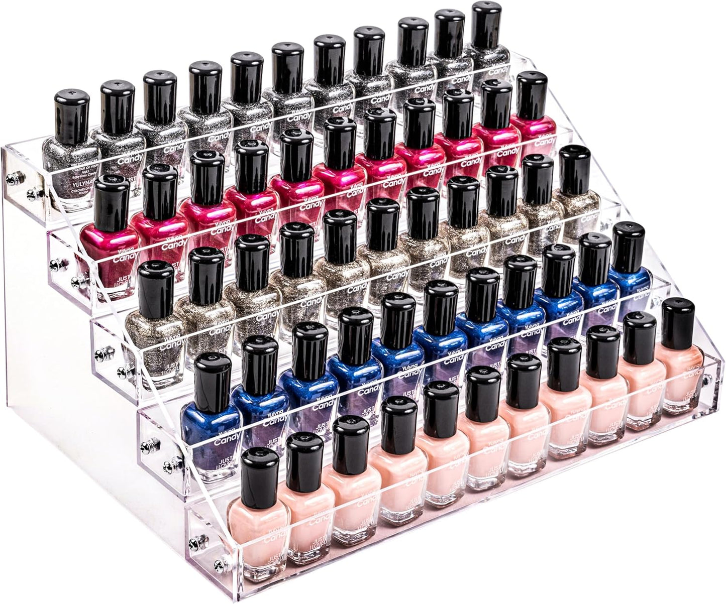 Acrylic 7-Tier Organizer Rack | Large Capacity Stand for Nail Polish, Essential Oils & Sunglasses