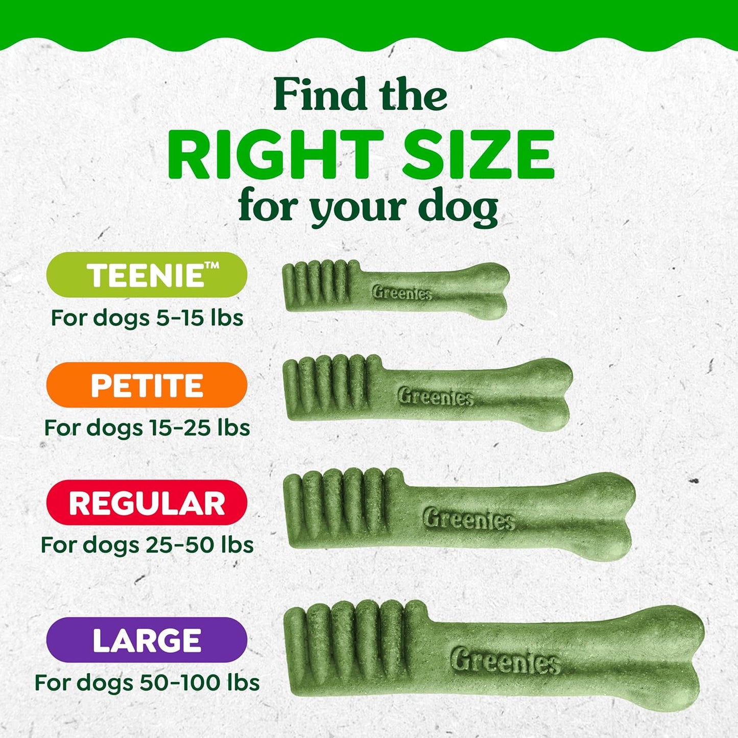 Greenies Natural Dental Dog Treats - Veterinarian-Recommended Chews | Regular Size, Original Flavor, 36 oz. Pack