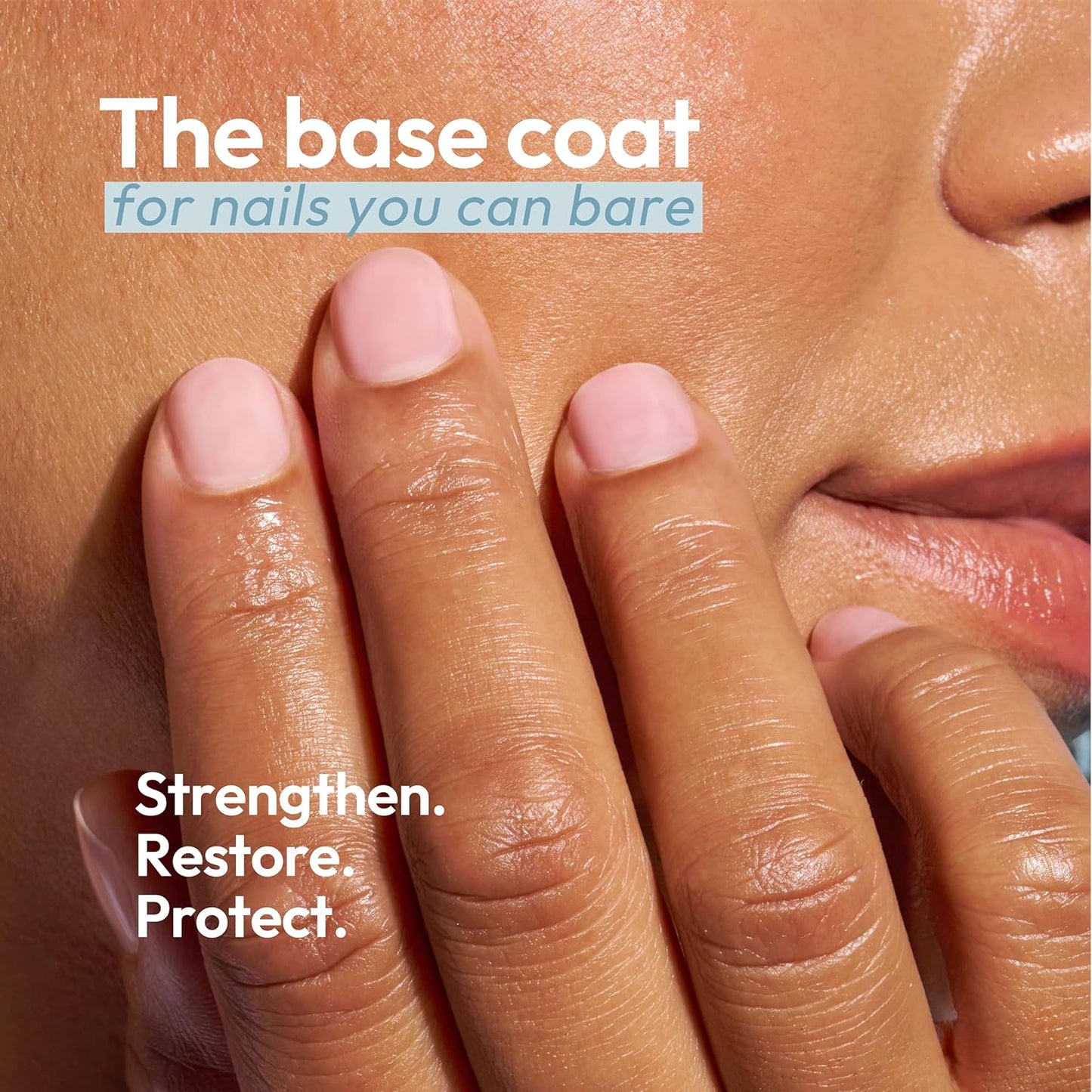 Kerasal Nail Strengthening Base Coat - Hydrolyzed Keratin & Hyaluronic Acid | 0.5 Oz
