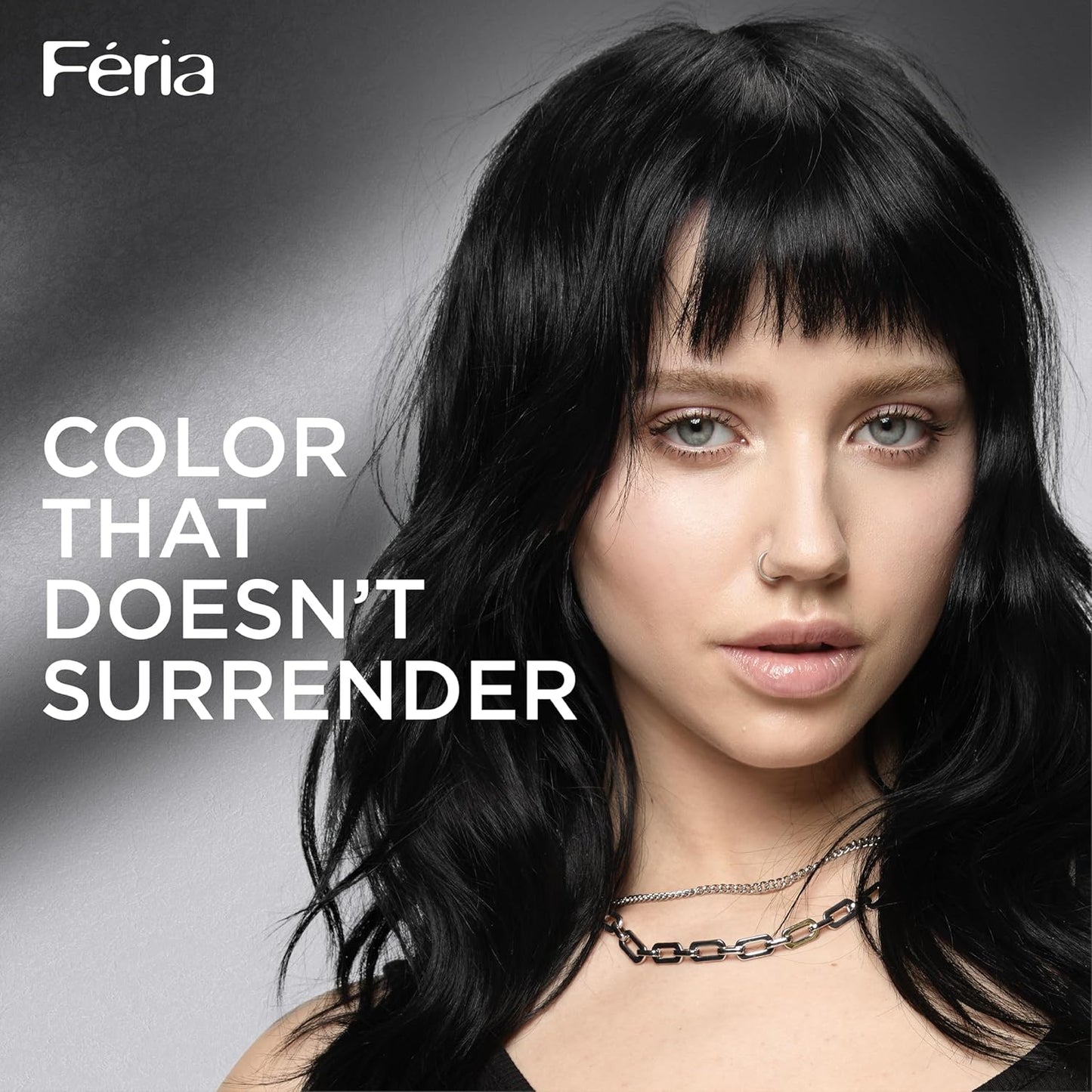 L’Oreal Paris Feria Hair Color - High Intensity Jet Black Dye for 3X Highlights | 1 Kit