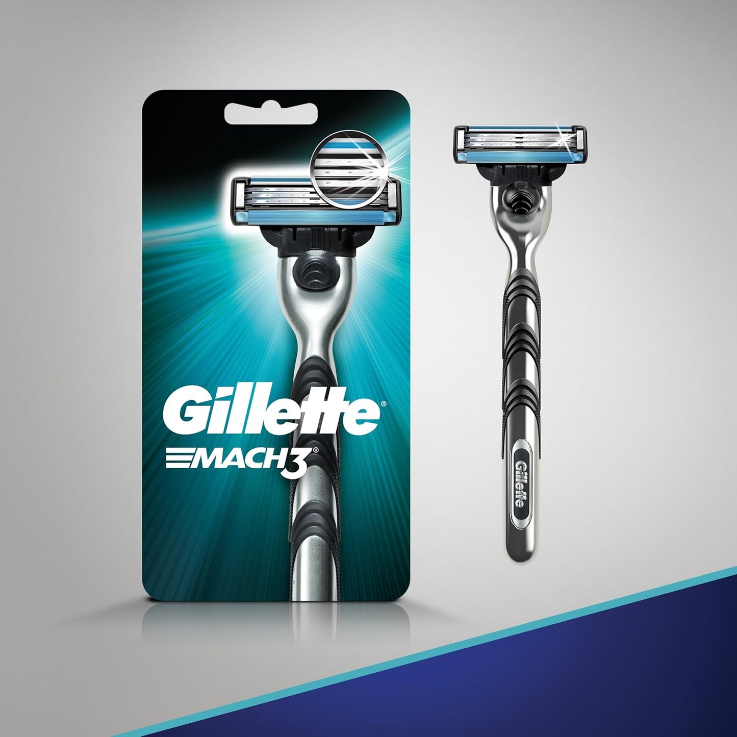Gillette Mach3 Men's Razor - Precision Handle & 1 Blade Refill | Smooth Shaving Experience