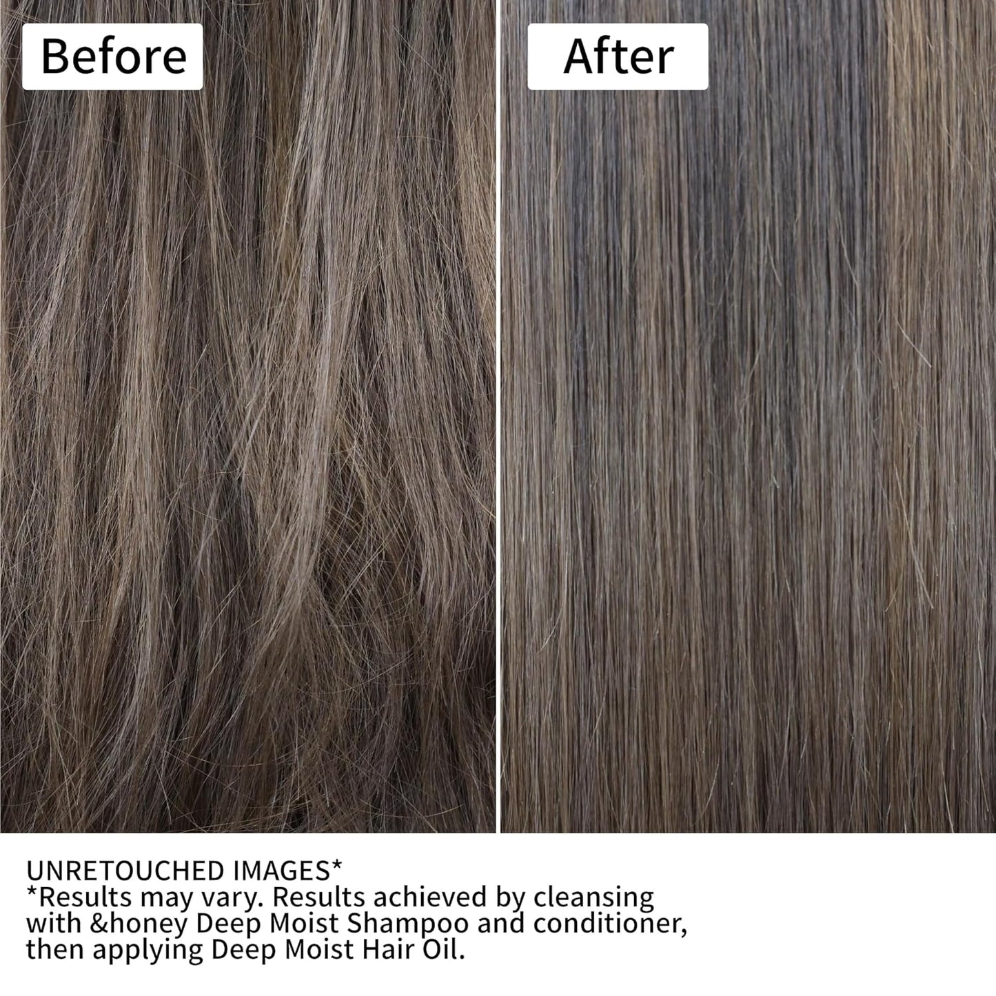 Deep Moist Shampoo & Conditioner Set - Hydrating Hair Care | 440mL + 450g