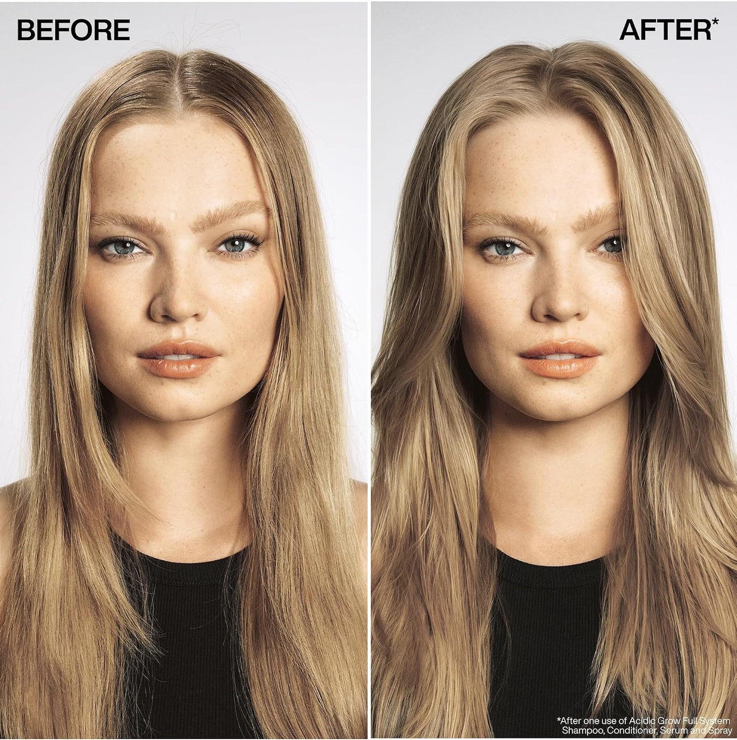 Redken Acidic Grow Full System Scalp & Hair Serum - Lightweight Leave-In Treatment for Thicker, Healthier Hair | With Azelaic Acid