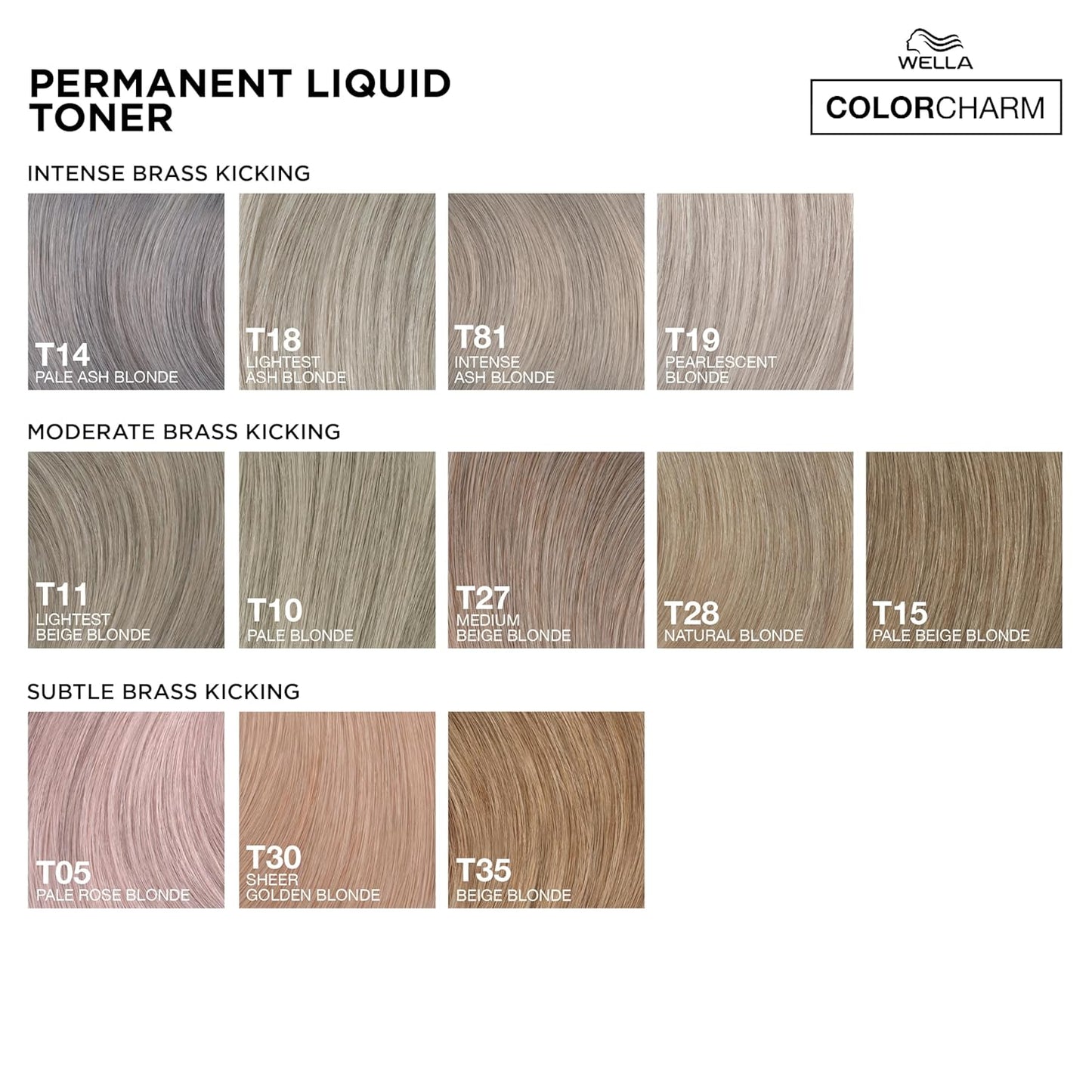 COLORCHARM Permanent Liquid Hair Toners - Neutralize Brass for Healthy Blonde Tones | Vegan & Paraben-Free