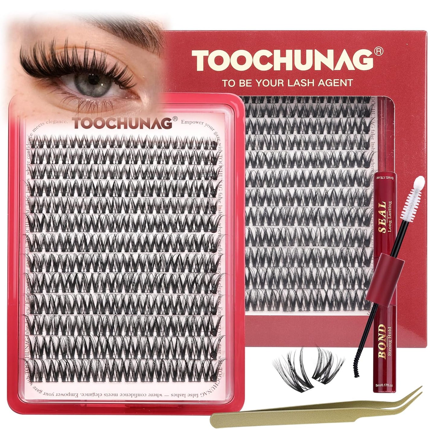 Anime Lash Clusters - 12-20mm Volume Extensions for DIY Manga Looks | D Curly Wispy Lashes