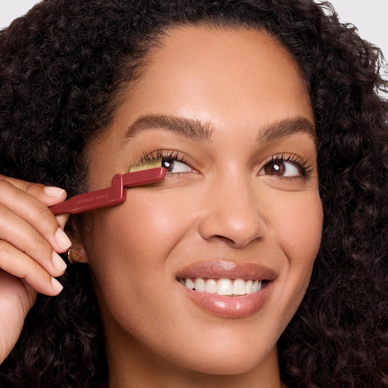 Tweezerman Vintage Rose Lash Gift Set - Makeup Eyelash Tool for All Eye Shapes