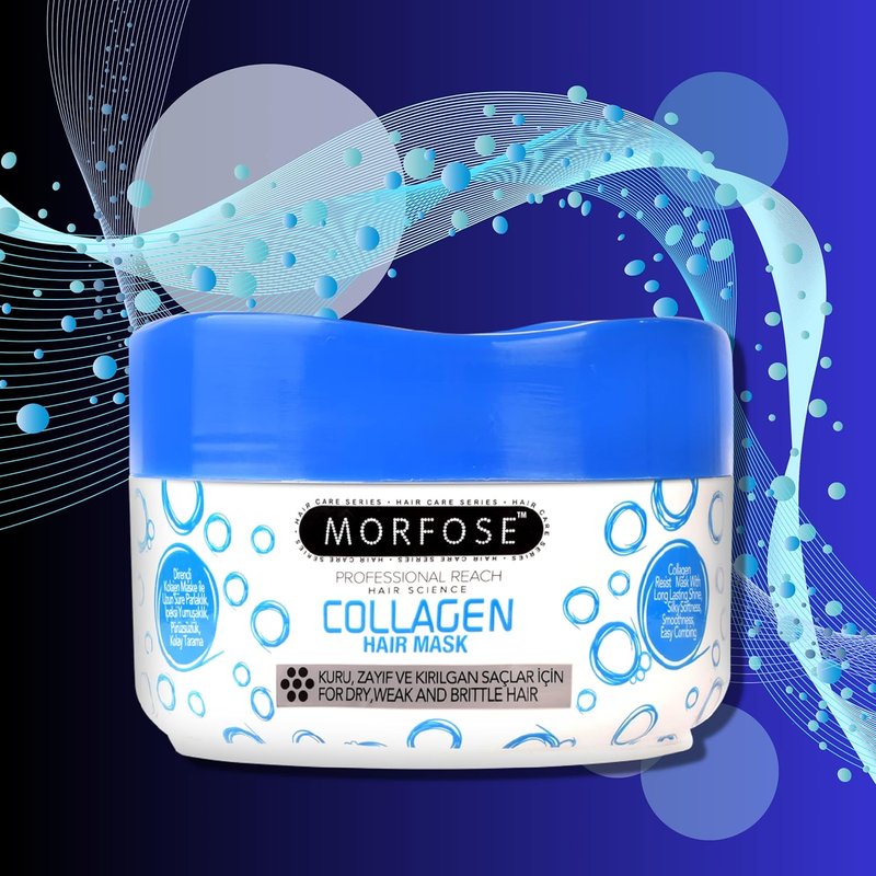 Morfose Professional Milk Therapy Hair Mask - Nourishing Treatment for Dry, Damaged Hair | 16.9 Fl Oz, Collagen Enriched