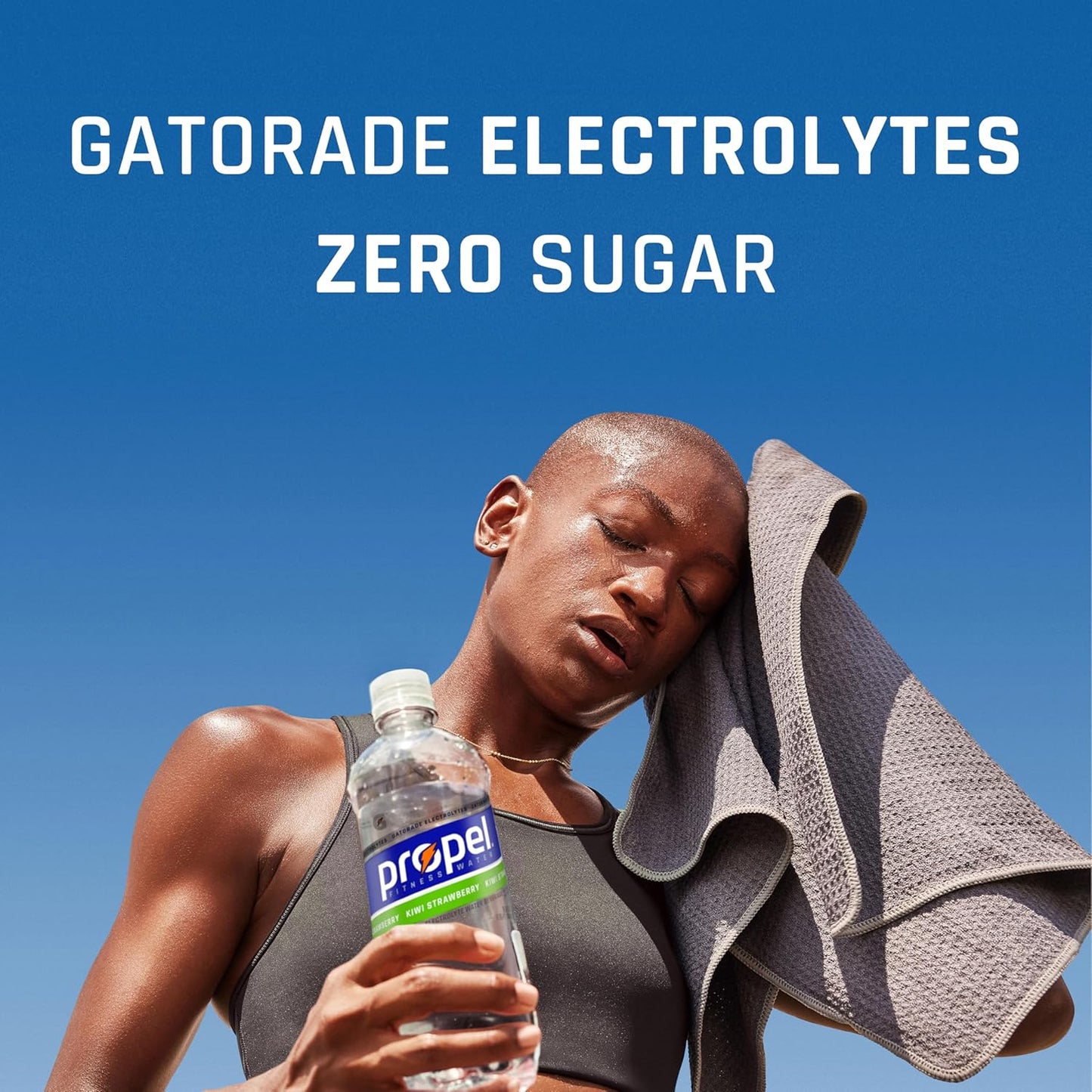 Propel Kiwi Strawberry Zero Calorie Sports Water - Electrolytes & Vitamins C&E | 16.9 Fl Oz (12 Pack)
