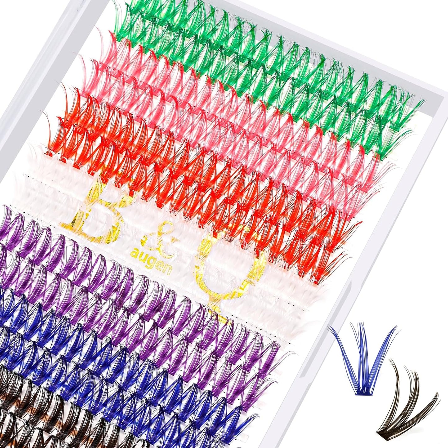 Lash Clusters 280PCS - Natural Wispy Eyelash Extensions 9-16mm | Soft Thin Band for DIY Comfort