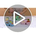 Caperci 5-Compartment Snack Containers - Eco-Friendly Bento Box Set