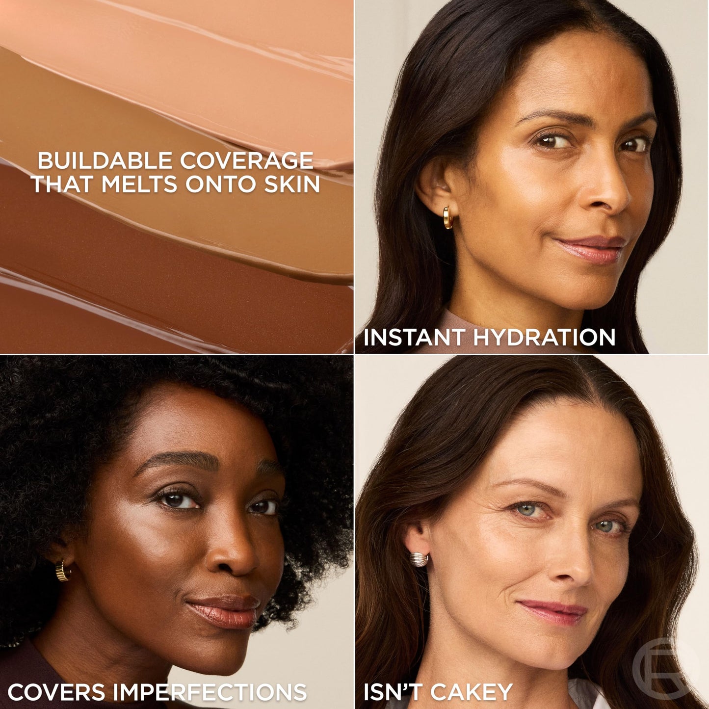 L'Oreal Paris True Match Hyaluron Tinted Balm Foundation, Skincare Foundation with Light to Medium Radiant Coverage, Minimizes Wrinkles and Fine Lines, Non-Comedogenic Formula, Light 3