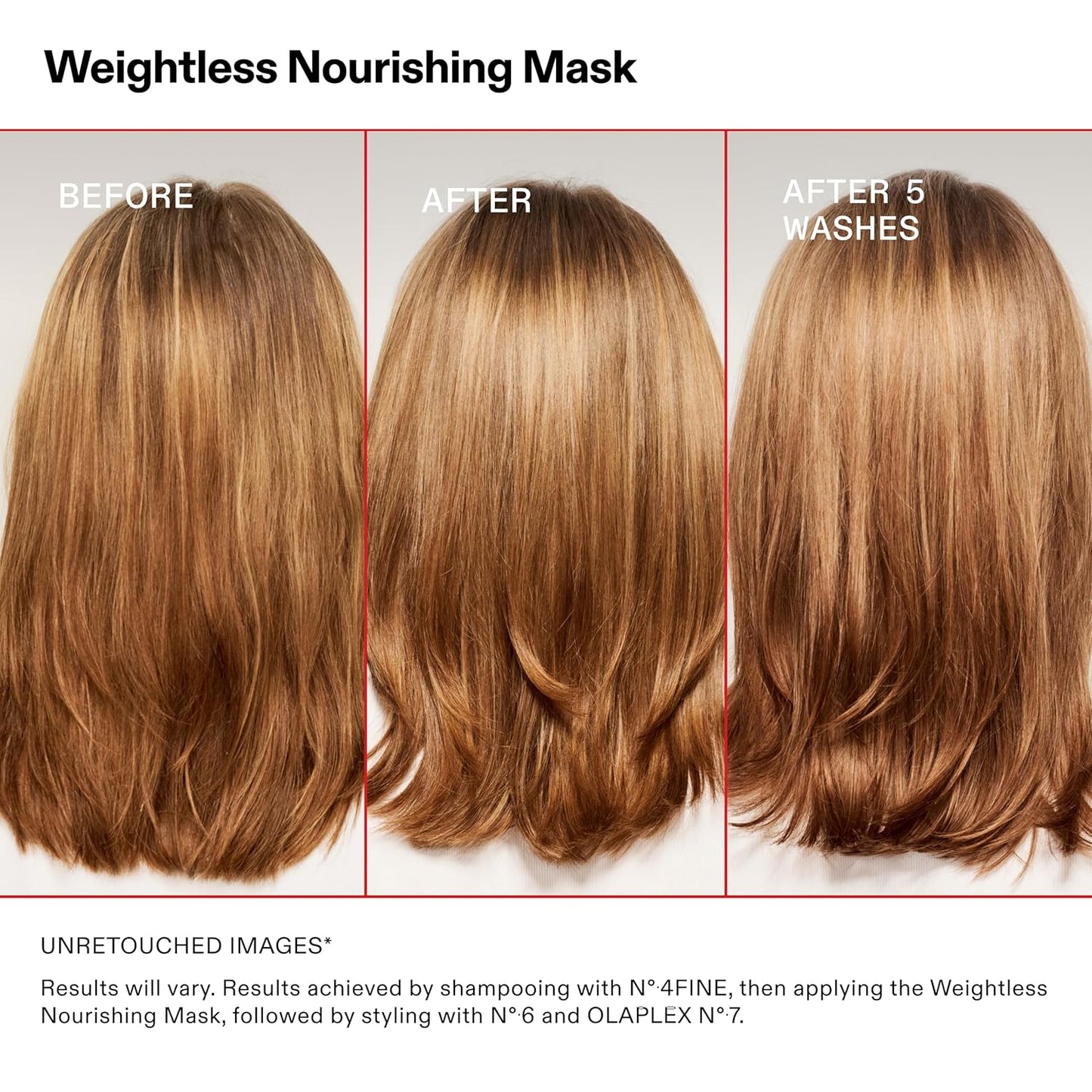Olaplex Weightless Nourishing Mask - Hydrating Cuticle Sealing Treatment for Fine to Medium Hair | 200 ml / 6.7 Fl Oz