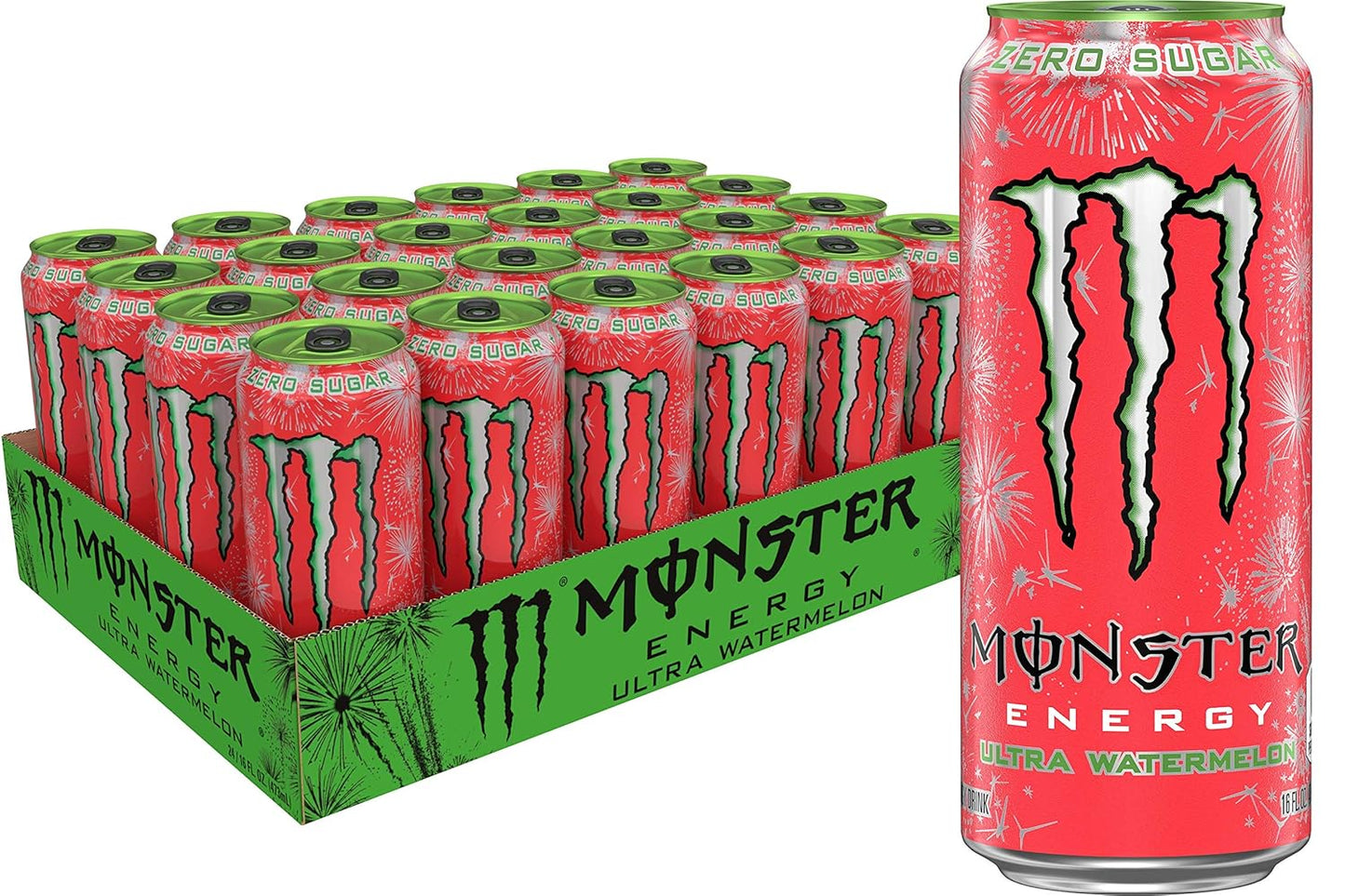 Monster Energy Zero Ultra Sugar Free Energy Drink - 16 Oz | Pack of 15 Cans