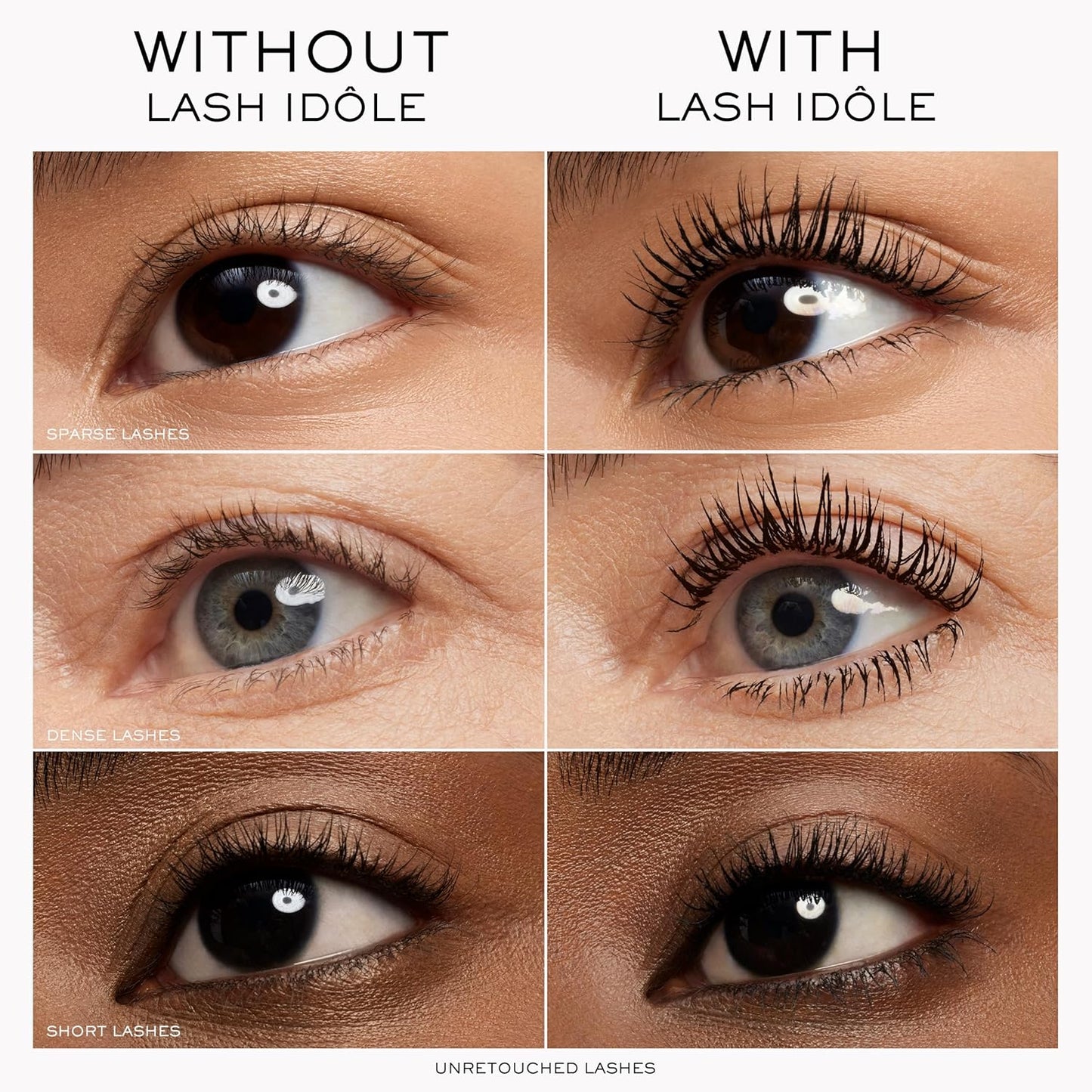 Lancôme Lash Idôle Mascara - Lash-Lifting & Volumizing Formula for Instant Volume | Smudge-Proof, 24-Hour Wear, Black