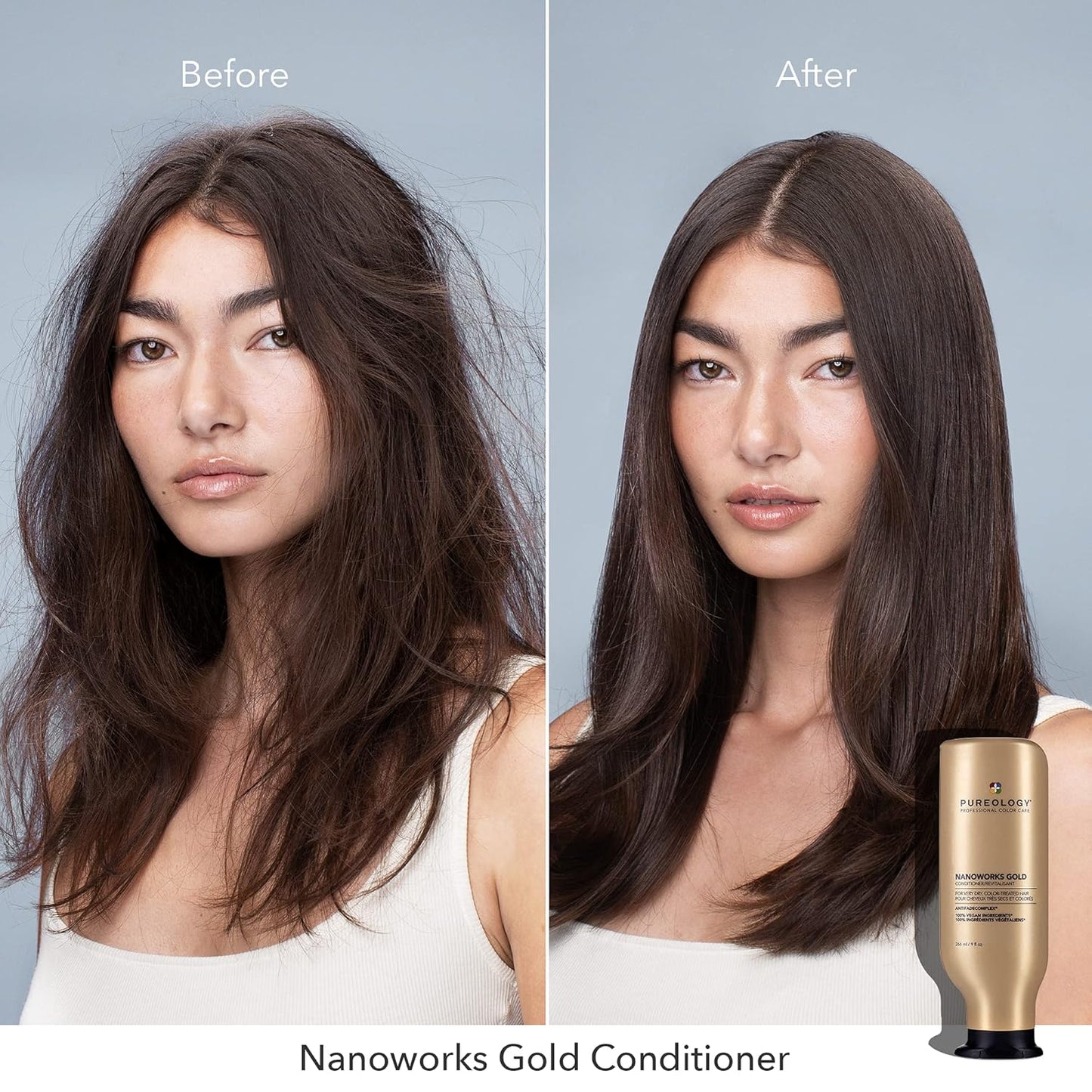 Pureology Nanoworks Gold Conditioner - Nourishing Formula for Very Dry, Color-Treated Hair | Sulfate-Free & Vegan