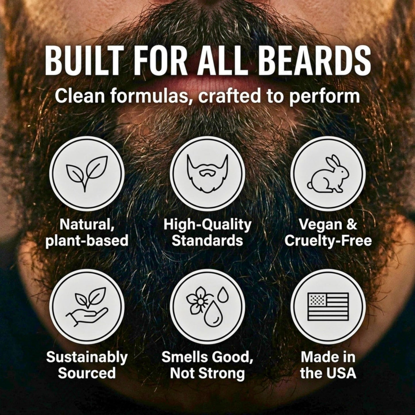 Detroit Grooming Co. Beard Oil (2oz) - Toasted Vanilla & Amber - Premium Nourishing Formula with Sweet Almond Oil & Vitamin E - Men's Beard Softener & Moisturizer - Double Size