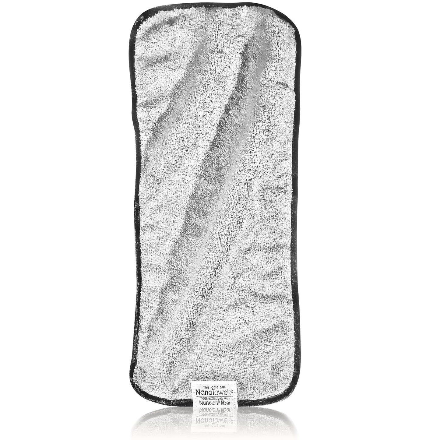 Nano Towel Makeup Remover - Chemical-Free Face Wash Cloth for Sensitive Skin | Exfoliating Grey