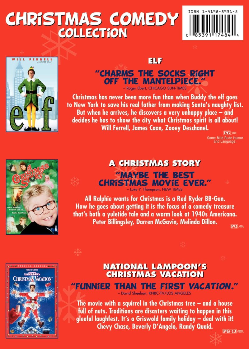 Christmas Comedy Collection (Elf / A Christmas Story / National Lampoon's Christmas Vacation)