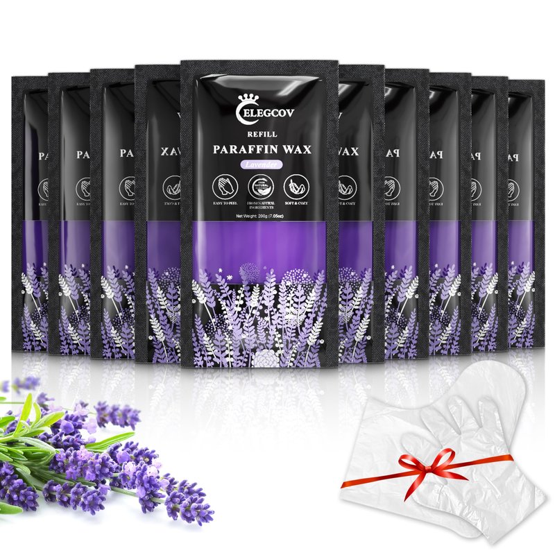 Paraffin Wax Kit - Paraffin Wax Refills - Paraffin Wax for Hand and Feet Refill, Paraffin Wax for Hands, Skin Moisturizing, Non-Greasy, Easy-Peeling