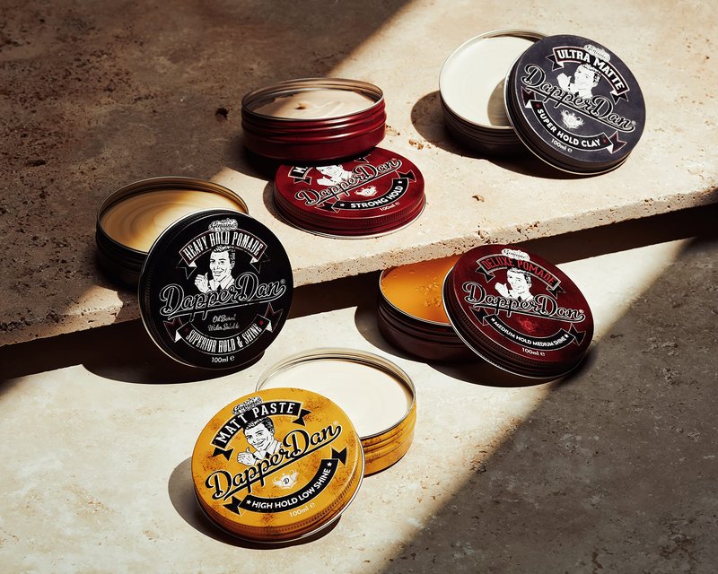 Dapper Dan Deluxe Pomade, Medium Hold Medium Shine Hair Pomade for Men, 2 x 3.38 fl oz