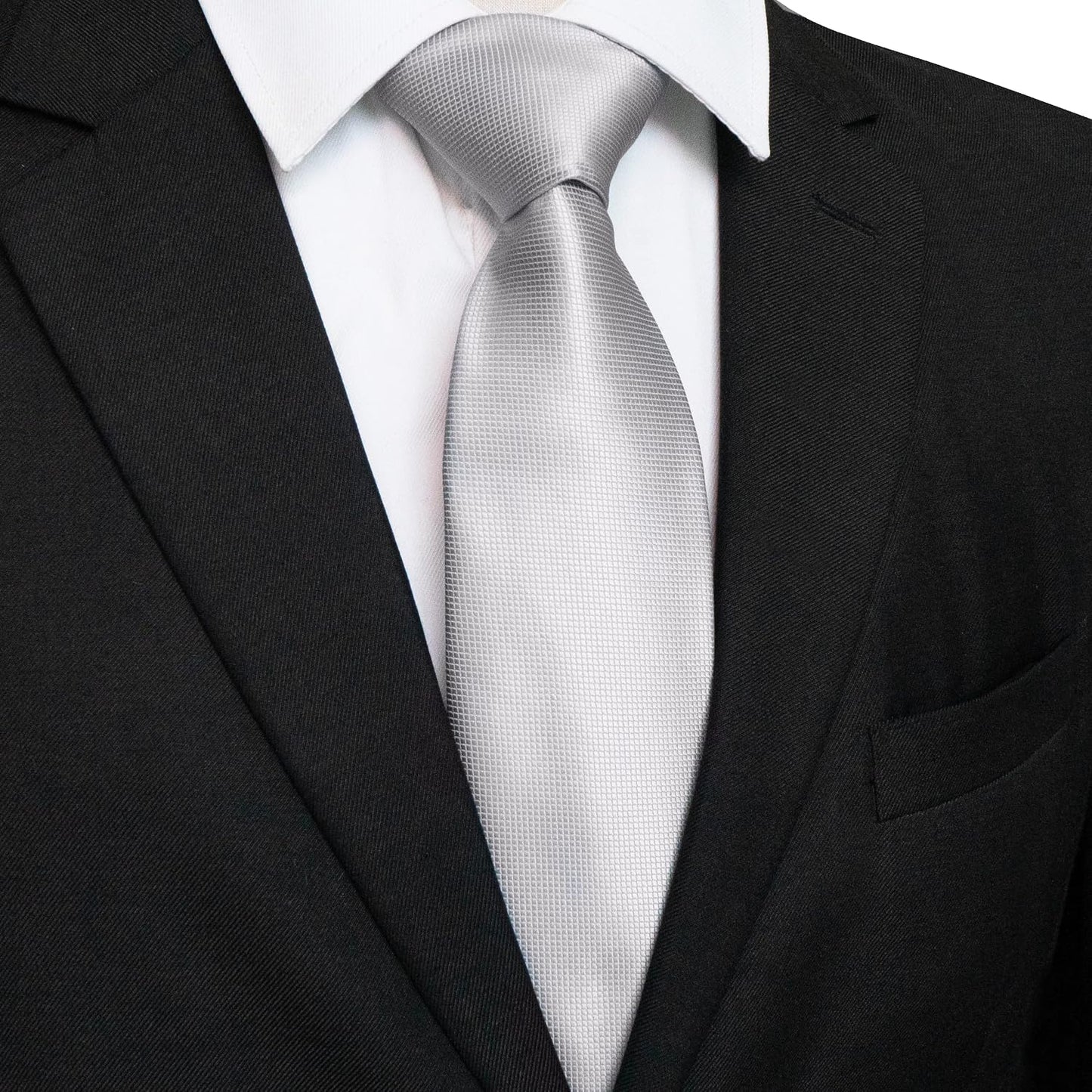 Solid Color Tie for Men - Business & Wedding Necktie | Elegant Design