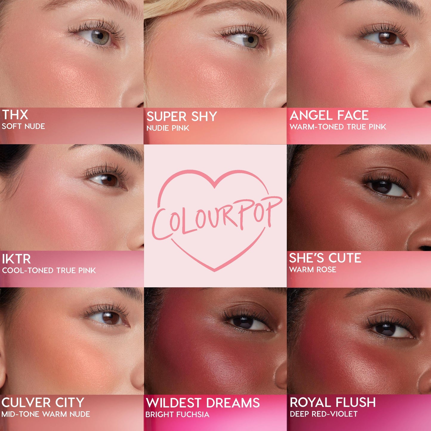 ColourPop Weightless Liquid Blush - Hydrating, Liquid Blush for Cheeks - Glowy Summer Makeup with Hyaluronic Acid for a Healthy Glow - Designed with a Doe Foot Applicator - THX (0.30 oz)