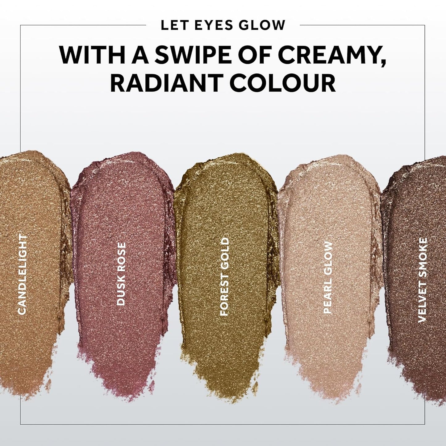 No7 Gilded Glimmer Cream Eyeshadow - Buildable Shimmer for Bold Color - Long-Lasting Silky Finish | Candlelight (3.4g)