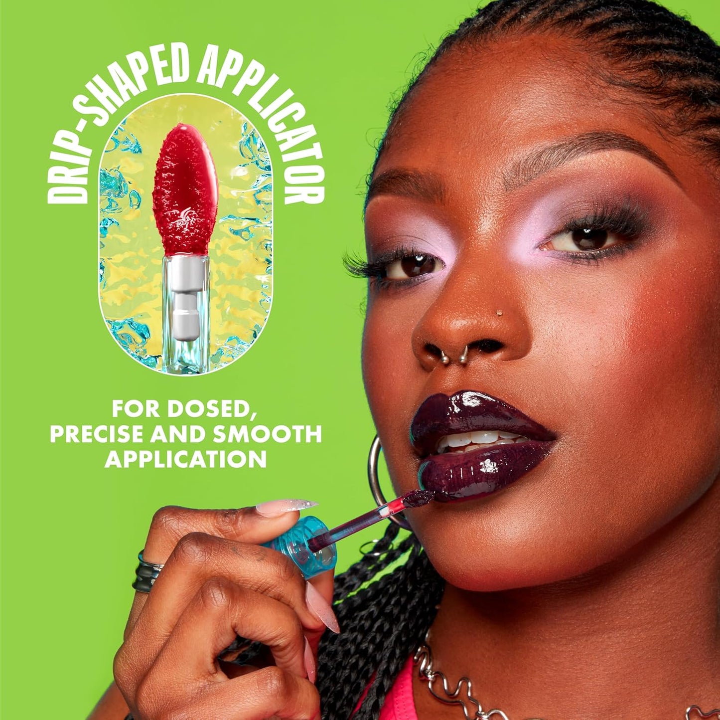NYX Lip IV Hydrating Glossy Lip Stain | Long-Lasting Vegan Formula with 12 HR Hydration - Hydra Honey (Brown)