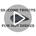 Heat-Resistant Silicone Trivets for Hot Dishes - Set of 2