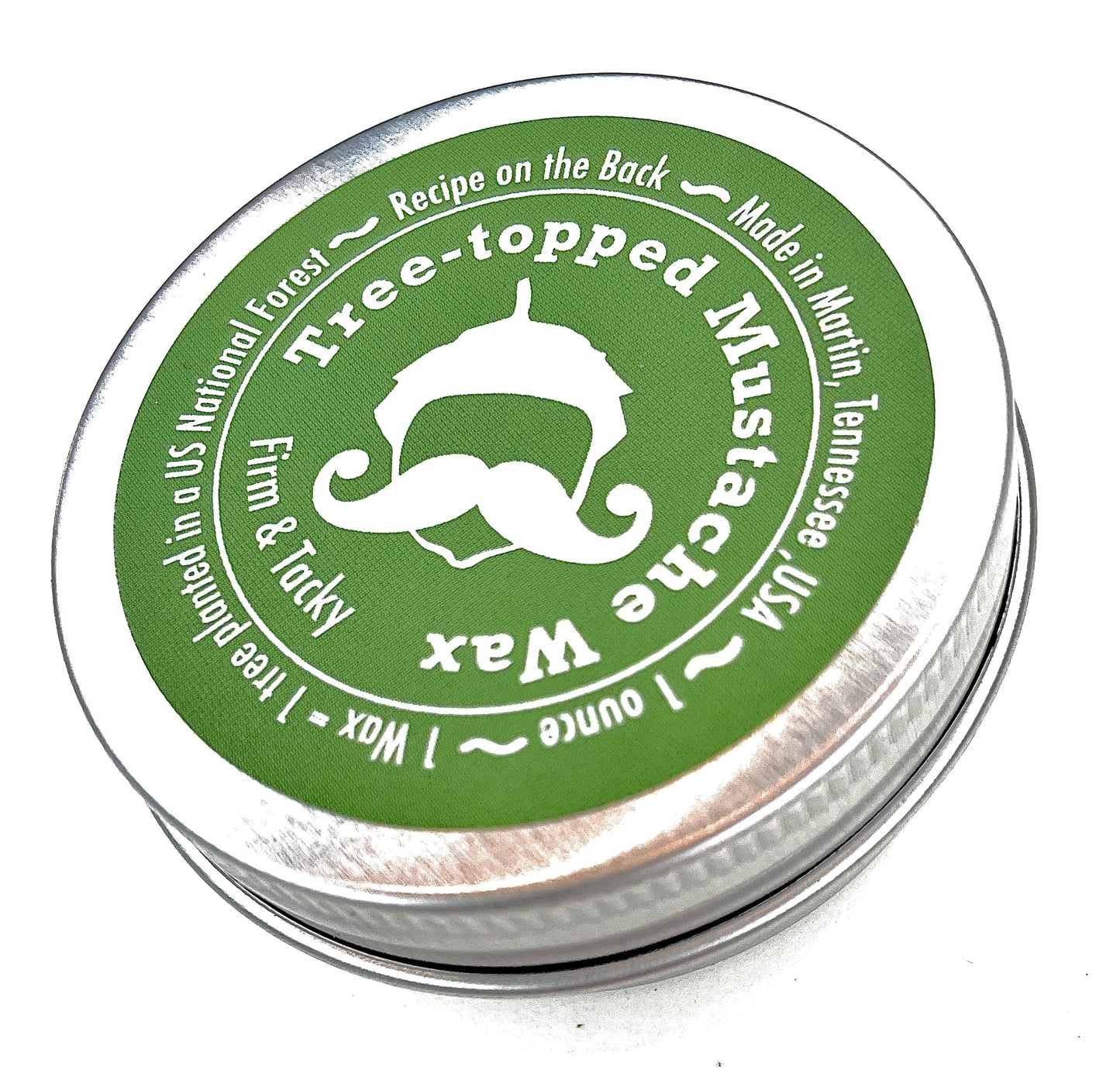 Green Beard Grmng Tree-topped Mustache Wax Tacky Firm - from