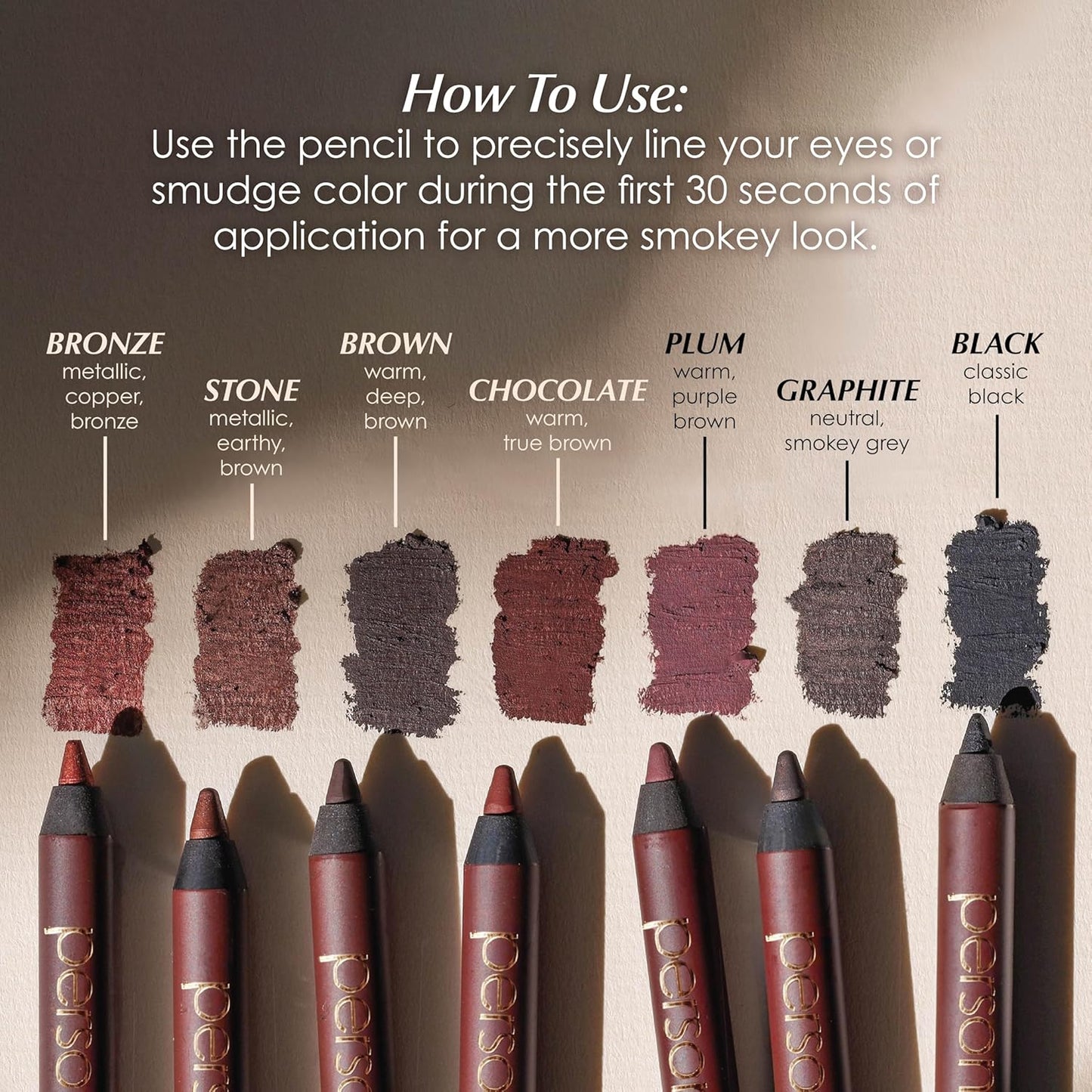 **24HR Waterproof Eyeliner Pencil - Creamy, Smudgeable Formula for Lash Line & Waterline | Vegan & Cruelty-Free**