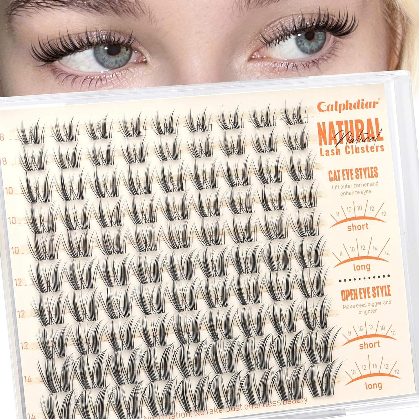 Spider Lash Clusters | DD Curl Eyelash Extensions for Fluffy, Wispy Look - 10-16MM Soft Thin Band