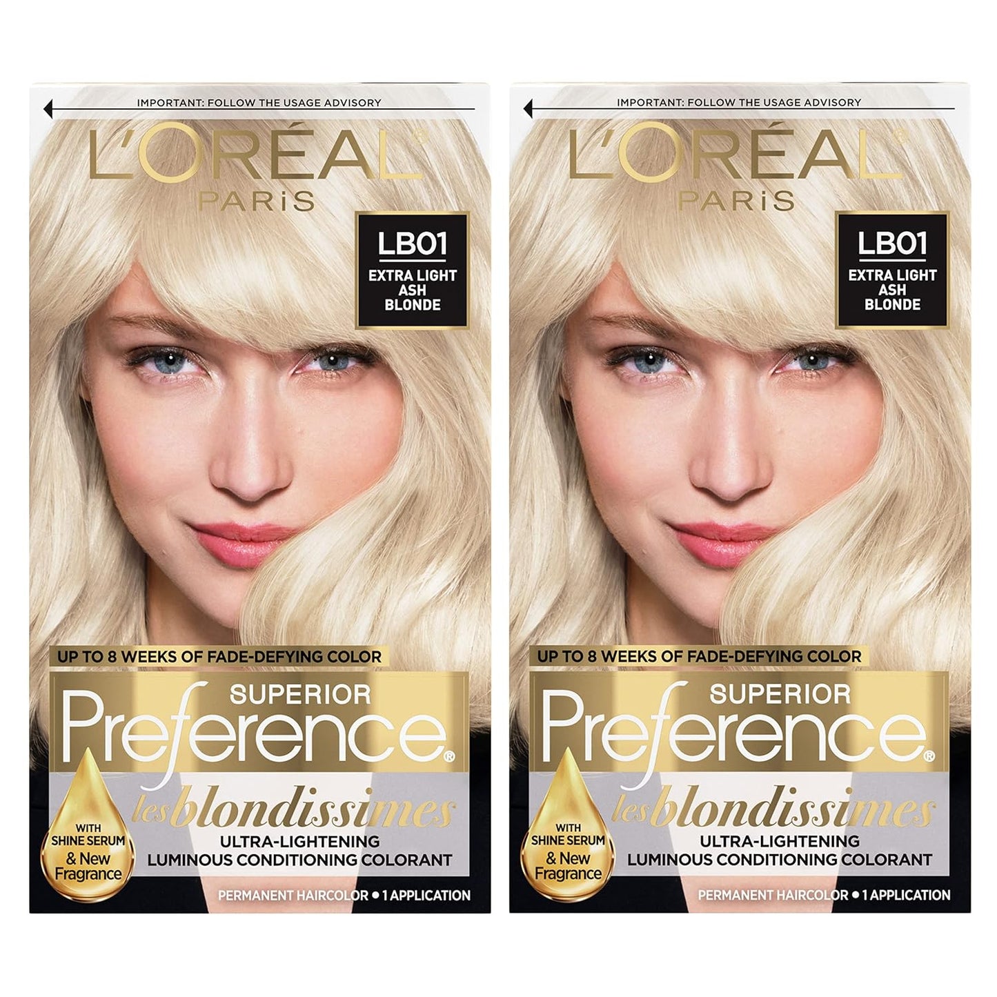 L'Oreal Paris Hair Color - Superior Preference Dark Ash Blonde 7A | Fade-Defying Permanent Dye for 9 Weeks of Radiance