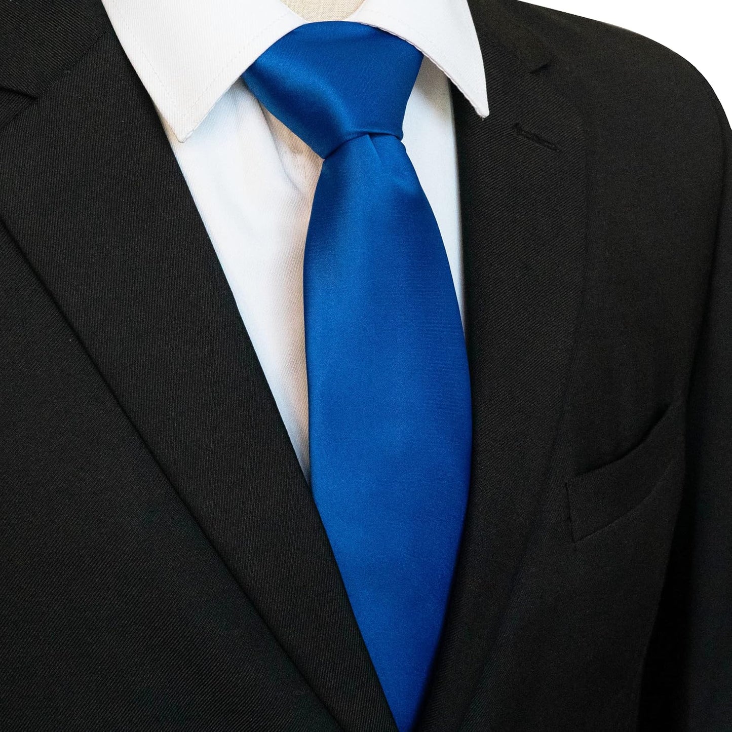 Solid Color Tie for Men - Business & Wedding Necktie | Elegant Design