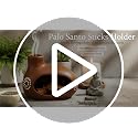 Ceramic Palo Santo Holder with Chimney for Controlled Burning