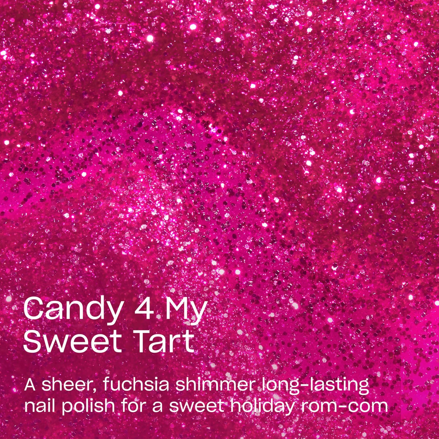 OPI Infinite Shine Candy 4 My Sweet Tart | Sheer Bright Fuchsia Pink Shimmer Long Wear Nail Polish | Good Enough to Treat Collection | Holiday 2025