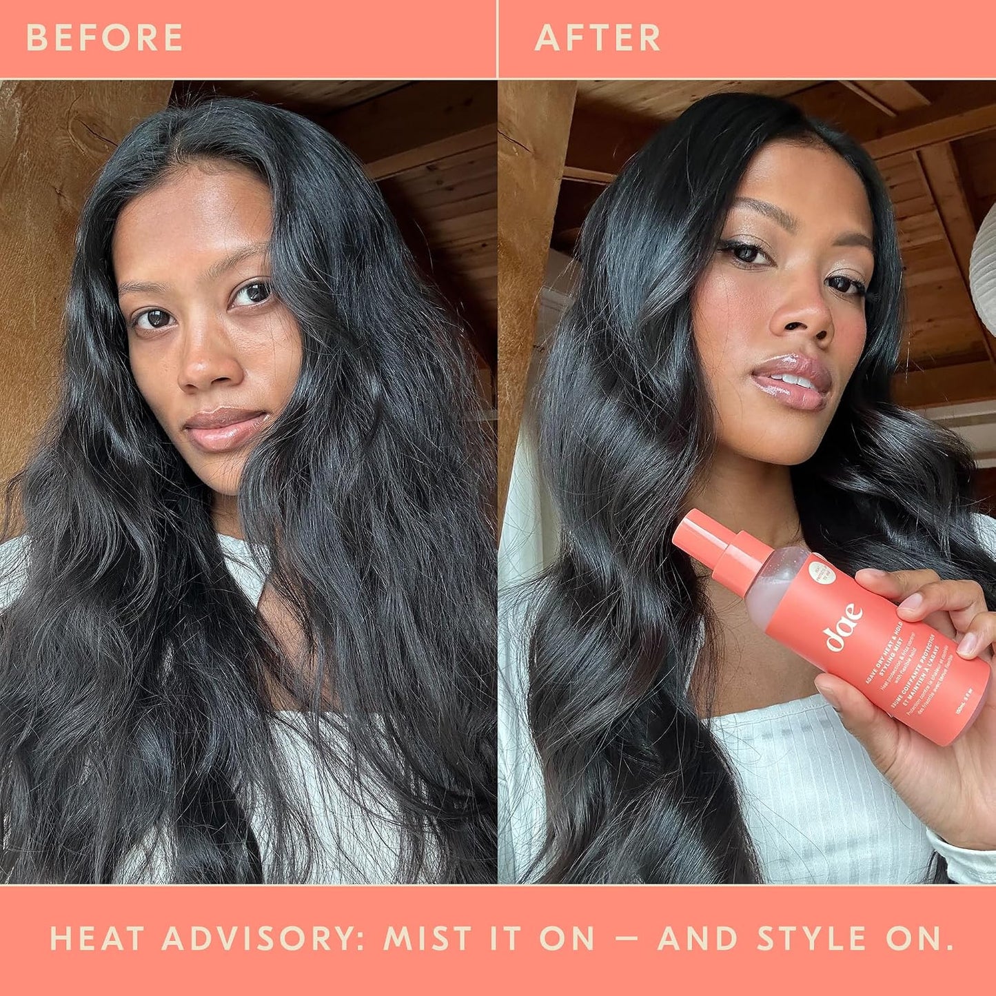 Agave Dry Heat Protection Spray - Frizz Control & Light Hold | 5 oz.