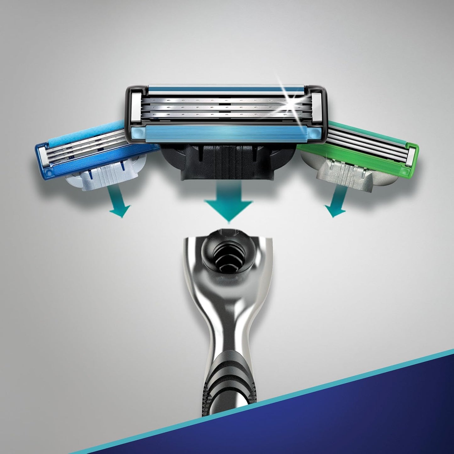 Gillette Mach3 Men's Razor - Precision Handle & 1 Blade Refill | Smooth Shaving Experience