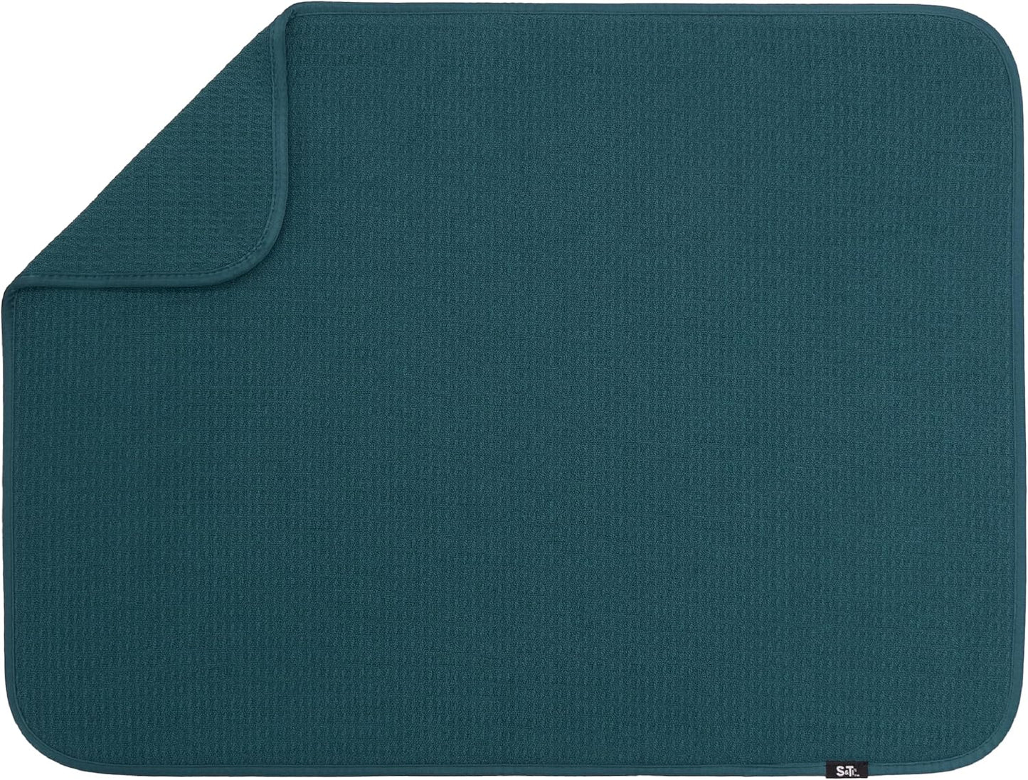 Dish Drying Mat XL - Absorbent Microfiber Kitchen Counter Pad | 18” x 24” | Charcoal