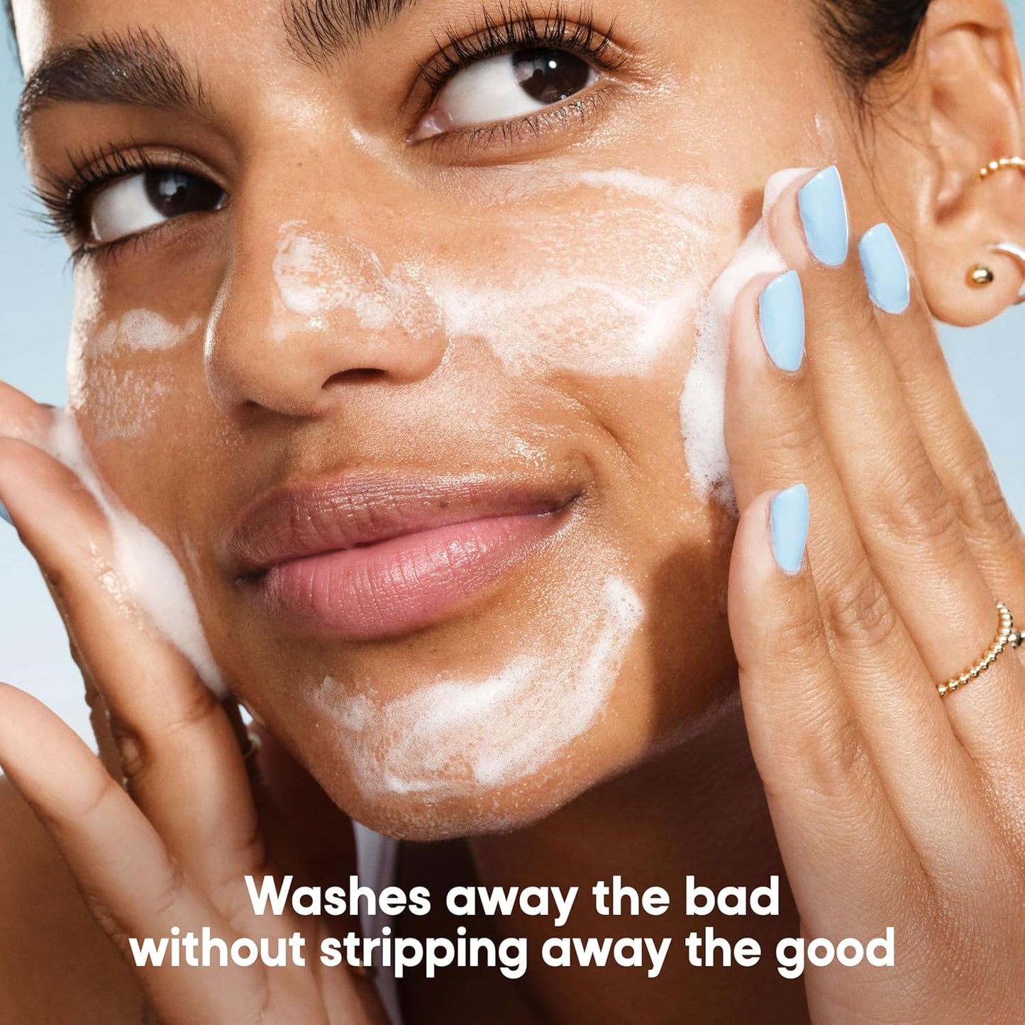 Almay Foam Away Makeup Remover - Gentle Foaming Facial Cleanser | Hypoallergenic, Vegan, 2.87 fl oz