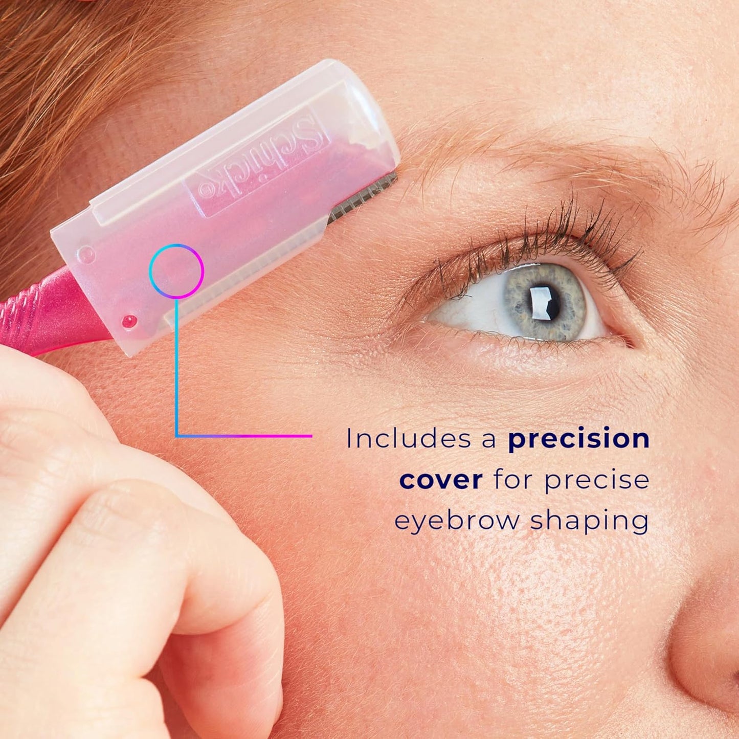 Schick Hydro Silk Touch-Up Dermaplaning Razor - Precision Facial Hair Remover for Women, 9ct | Eyebrow & Peach Fuzz Tool