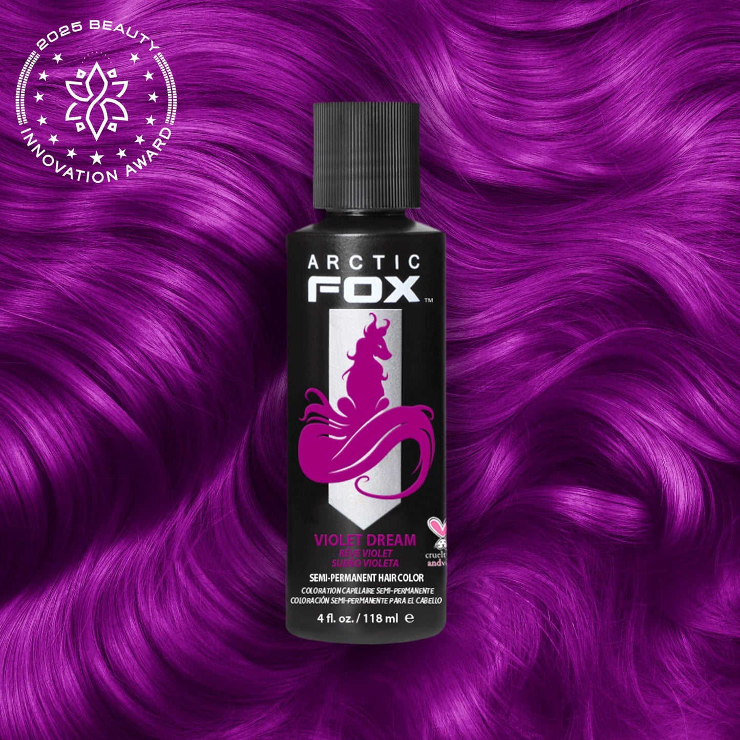 ARCTIC FOX Violet Dream Hair Color Dye - Vegan, Cruelty-Free - 4 fl oz