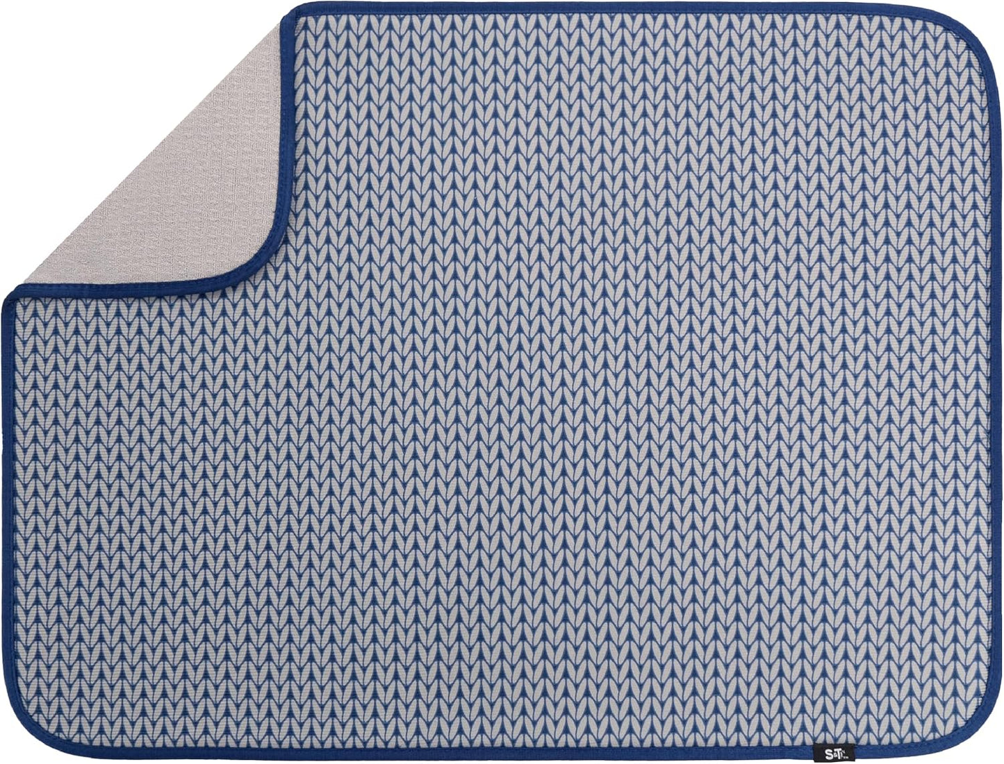 Dish Drying Mat XL - Absorbent Microfiber Kitchen Counter Pad | 18” x 24” | Charcoal