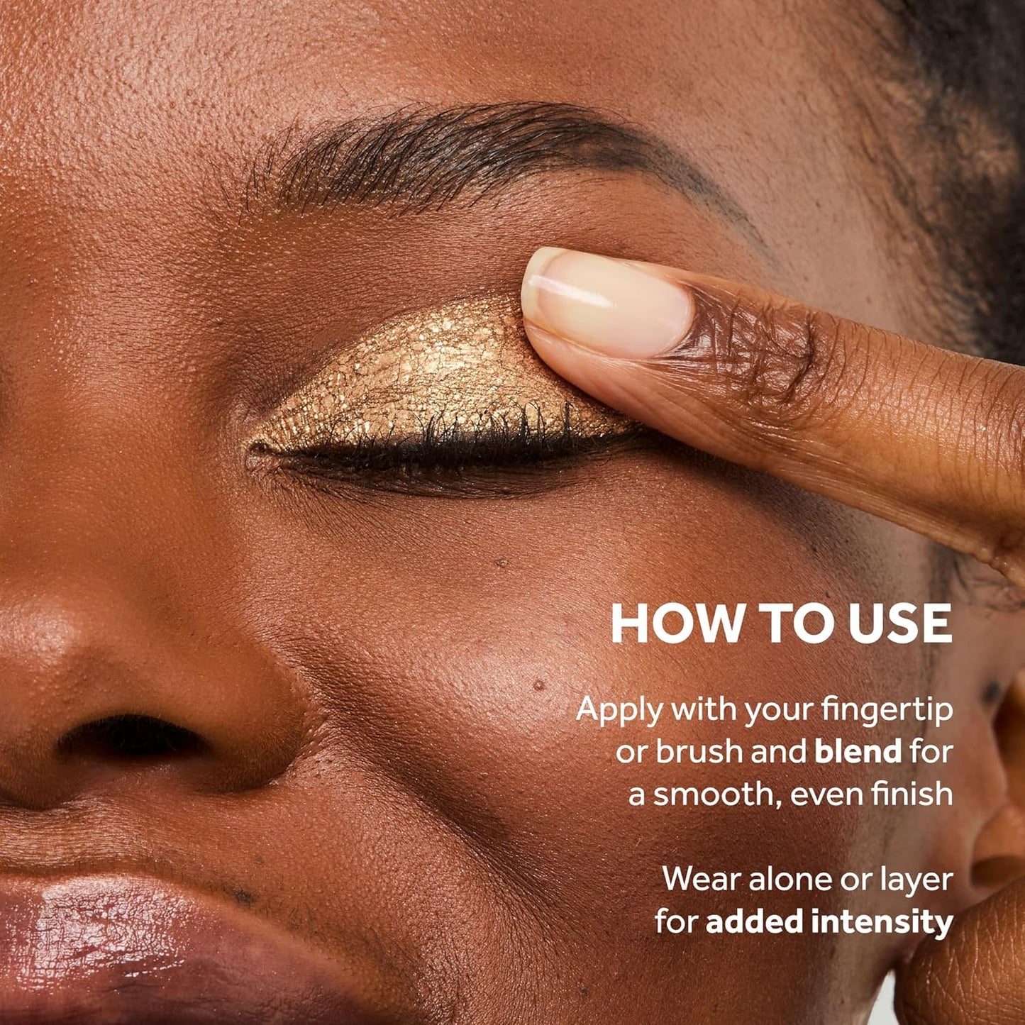 No7 Gilded Glimmer Cream Eyeshadow - Buildable Shimmer for Bold Color - Long-Lasting Silky Finish | Candlelight (3.4g)