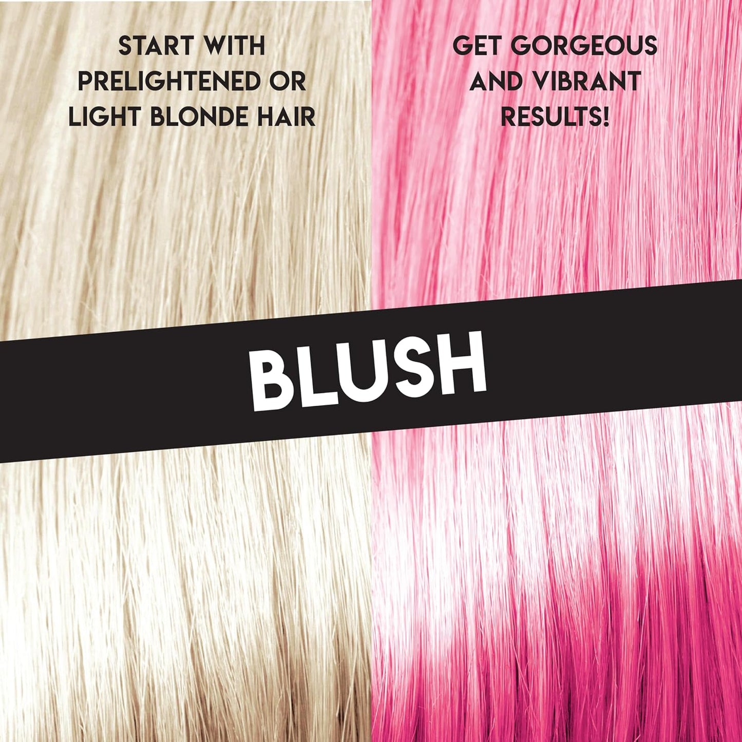 Color Lux Semi-Permanent Hair Color - Blush, Vibrant & Long-Lasting | Ammonia-Free, Vegan, 8 fl oz