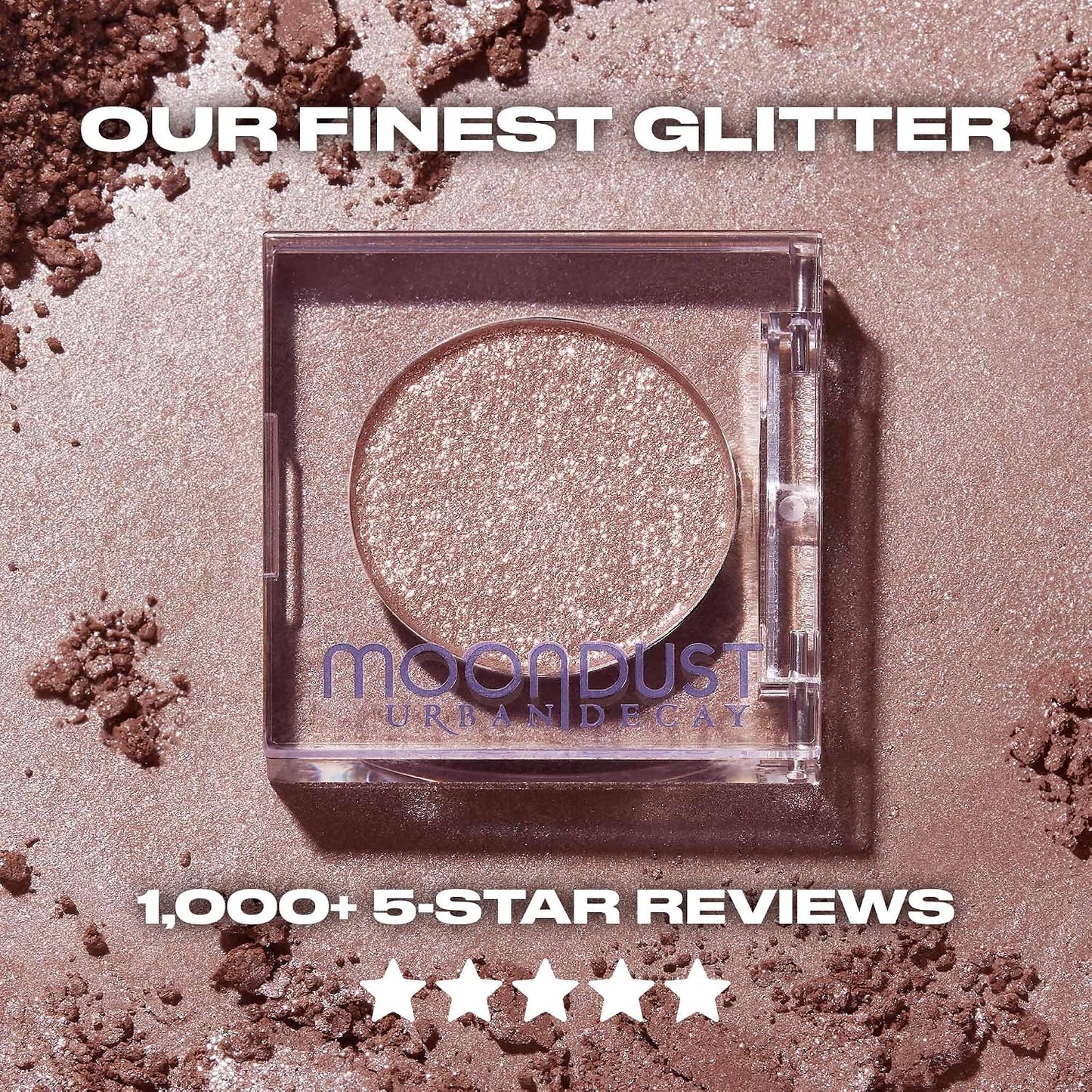 Urban Decay 24/7 Moondust Glitter Eyeshadow - Buildable Sparkly Eye Glitter, Long-Lasting Shimmer Finish | 0.06 oz