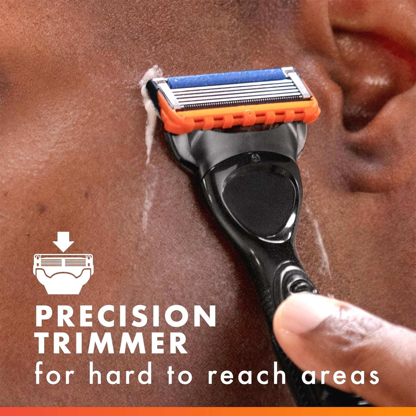 Gillette Fusion5 Power Razor for Men - Precision Shaving Handle with 1 Blade Refill