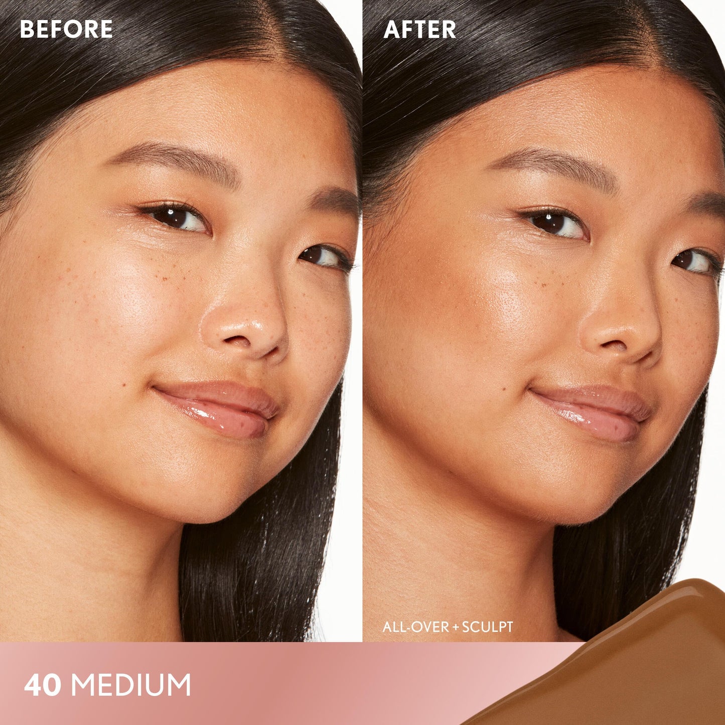 COVERGIRL TruBlend Sun & Sculpt Bronzing Glow Serum, Buildable, Radiant Glow, Wand and Pump Applicator - 40 Medium